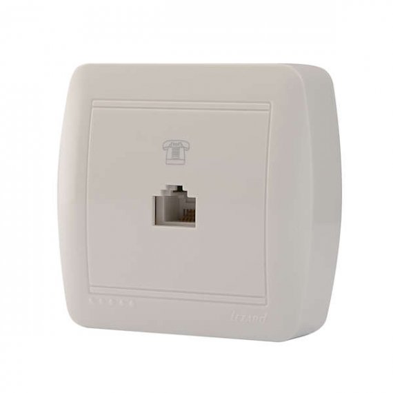 Фотография товара 'Lezard DEMET Розетка телефонная евро, 711-0200-137'