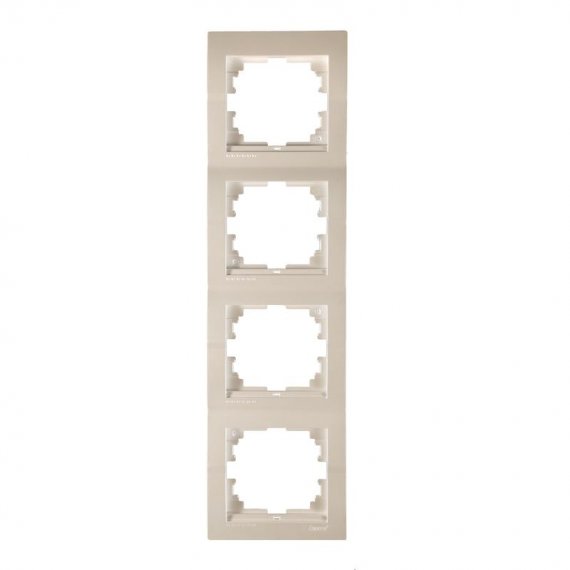 Фотография товара 'Lezard DERIY Рамка 4-ая вертикальная, 702-3000-154'