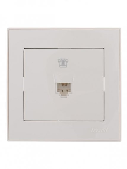 Фотография товара 'Lezard RAIN Розетка телефонная евро, 703-0202-137'