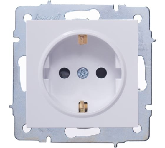 Фотография товара 'Lezard VESNA Розетка с защитой от детей ПБТ, 742-0288-124B'