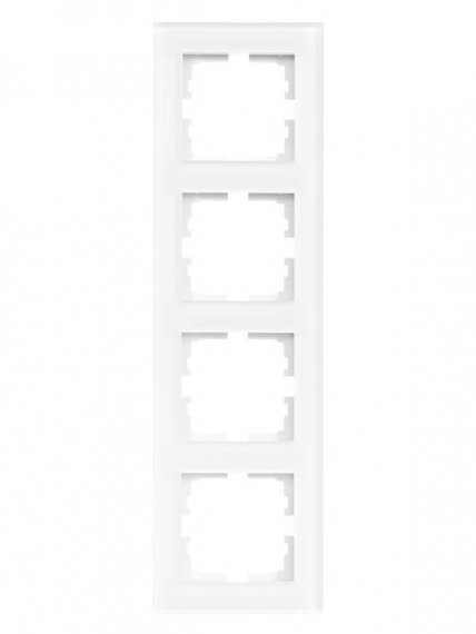 Фотография товара 'Lezard 742-5380-154 VESNA Рамка 4-ая вертикальная б/вст'