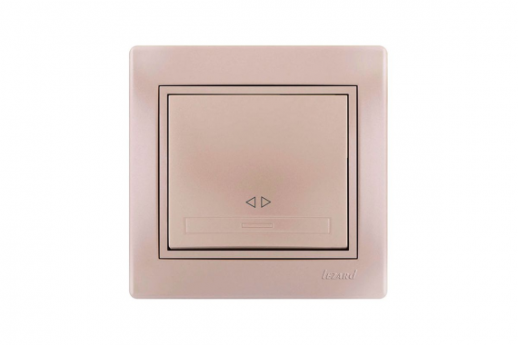 Фотография товара 'Lezard 701-3030-107 MIRA Выключатель промежуточный жемчужно-белый перламутр со вставкой'