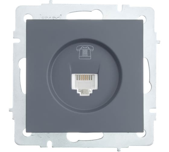 Фотография товара 'Lezard VESNA Розетка телефонная евро, 742-3488-137'