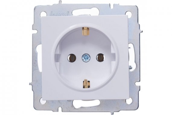 Фотография товара 'Lezard 742-0288-122 VESNA Розетка с/з керамика'