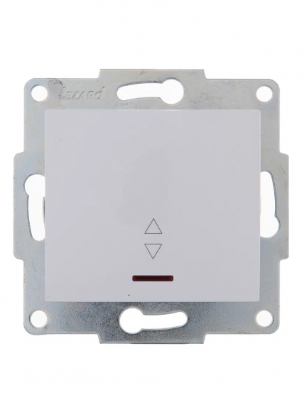 Фотография товара 'Lezard 708-0200-114 KARINA LIFE Выключатель проходной с подсветкой'
