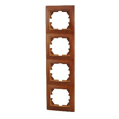 Фотография товара 'Lezard MIRA Рамка 4-ая вертикальная, 701-0801-154'