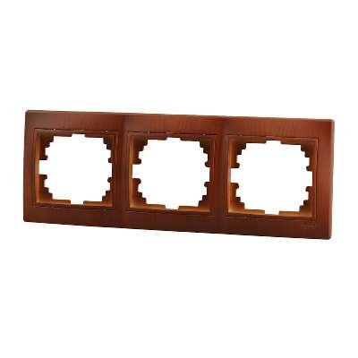 Фотография товара 'Lezard MIRA Рамка 3-ая горизонтальная, 701-0801-148'