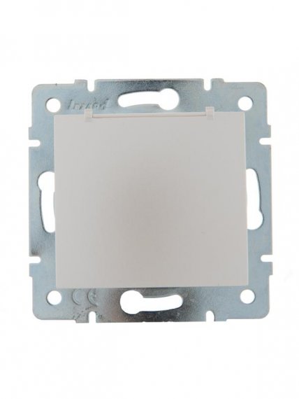 Фотография товара 'Lezard KARINA Розетка с заземлением с крышкой ПБТ, 707-3088-123B'