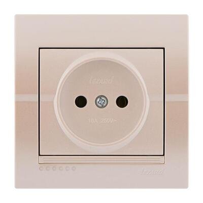 Фотография товара 'Lezard DERIY Розетка без заземления, 702-3030-121B'