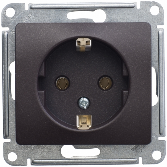 Фотография товара 'Lezard 704-7388-122BQC ZIMA Розетка с/з ПБТ'