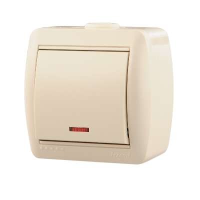 Фотография товара 'Lezard NATA Выключатель с подсветкой, 710-0300-111'