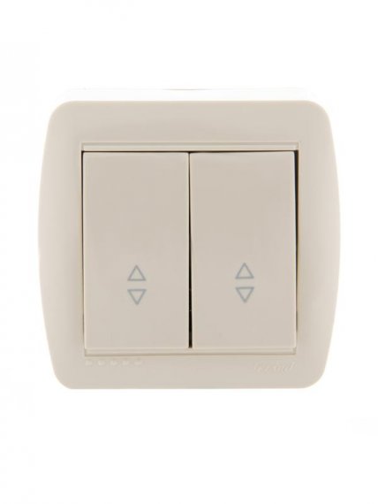 Фотография товара 'Lezard DEMET Выключатель проходной двойной, 711-0300-106'