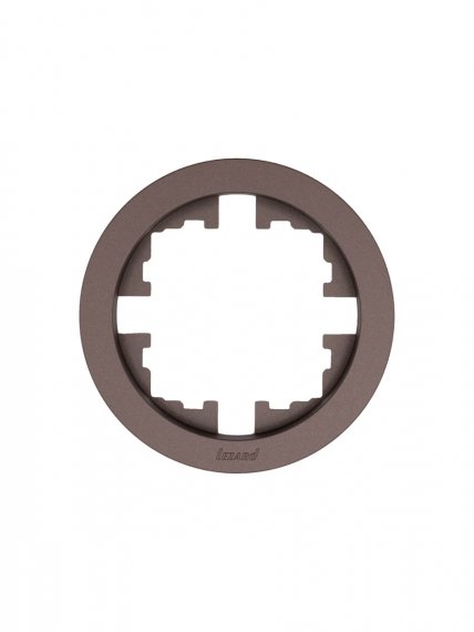 Фотография товара 'Lezard 744-7300-146 OSEN Рамка 1-ая б/вст шоколад круглая'