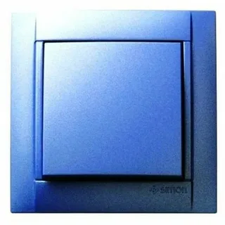 Фотография товара 'Lezard 701-1212-105 MIRA Выключатель проходной метал синий со вставкой'
