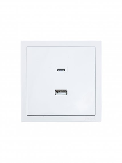 Фотография товара 'Lezard 704-0288-192TC ZIMA Розетка TC+ USB разъем'