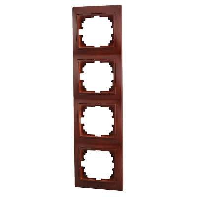 Фотография товара 'Lezard MIRA Рамка 4-ая вертикальная, 701-0601-154'