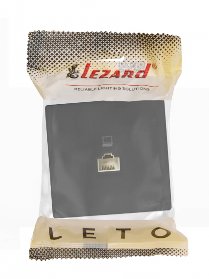Фотография товара 'Lezard 752-4200-139 LETO Розетка компьютерная'