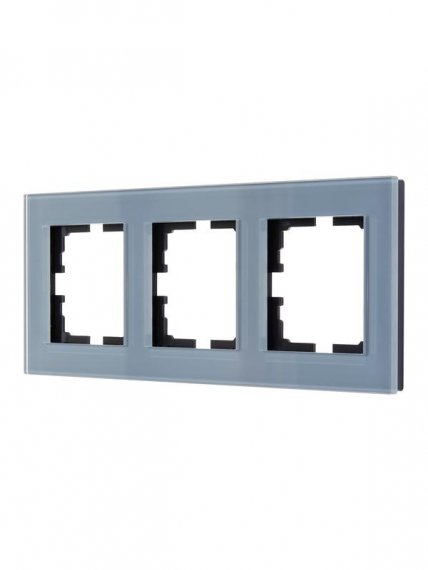 Фотография товара 'Lezard 742-7080-148 VESNA Рамка 3-ая горизонтальная б/вст'