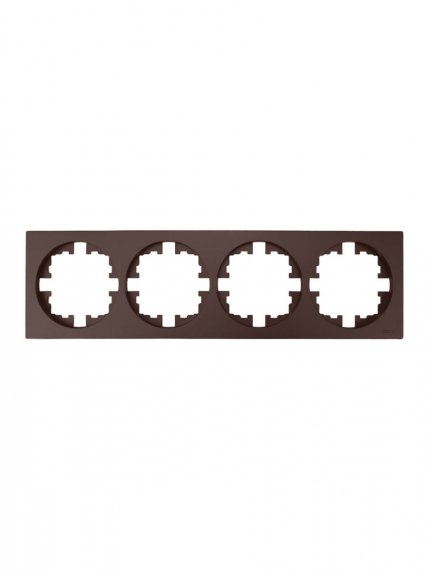 Фотография товара 'Lezard 743-7300-149 OSEN Рамка 4-ая б/вст шоколад'