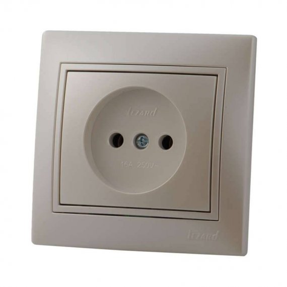 Фотография товара 'Lezard MIRA Розетка без заземления керамика, 701-3030-121'