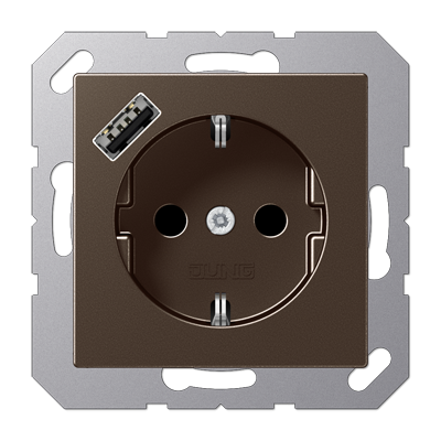 Фотография товара 'Lezard 704-7388-192TC ZIMA Розетка TC+ USB разъем'