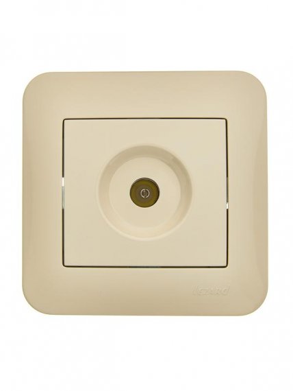 Фотография товара 'Lezard 7081-0303-130 ASTI Розетка ТВ оконечная'