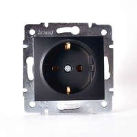 Фотография товара 'Lezard KARINA Розетка с заземлением ПБТ, 707-4288-122B'