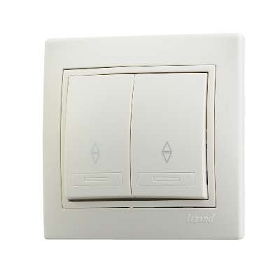 Фотография товара 'Lezard MIRA Выключатель проходной двойной, 701-0303-106'