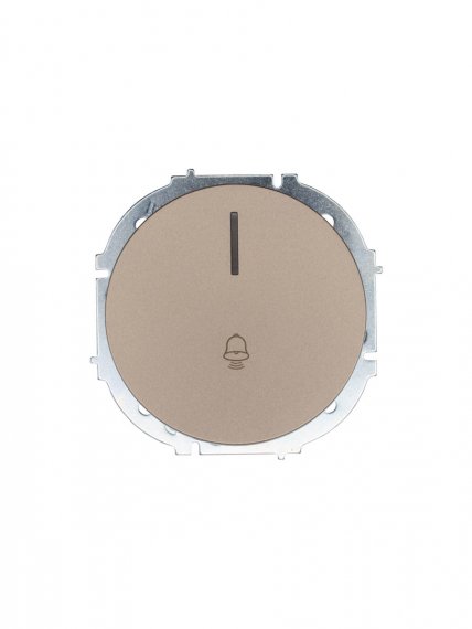 Фотография товара 'Lezard 743-3788-108 OSEN Кнопка звонка с подсветкой титан'