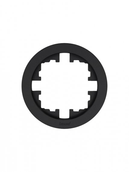 Фотография товара 'Lezard 744-4200-146 OSEN Рамка 1-ая б/вст чёрный бархат круглая'