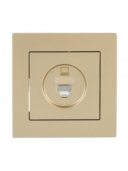 Фотография товара 'Lezard 742-3688-139 VESNA Розетка компьютерная'