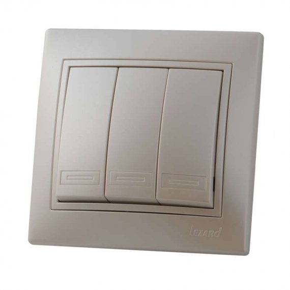 Фотография товара 'Lezard MIRA Выключатель тройной , 701-3030-109'
