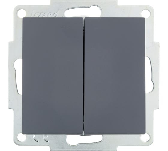 Фотография товара 'Lezard VESNA Выключатель двойной, 742-3488-101'