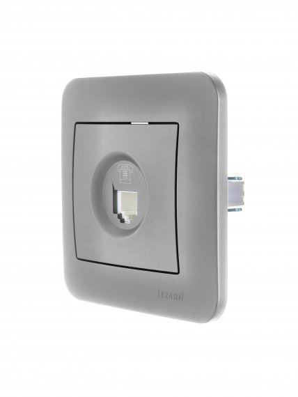 Фотография товара 'Lezard 7081-3535-137 ASTI Розетка телефонная евро'