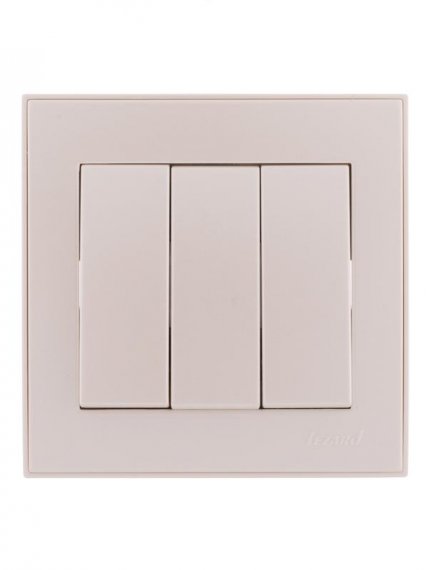 Фотография товара 'Lezard RAIN Выключатель тройной, 703-3030-109'