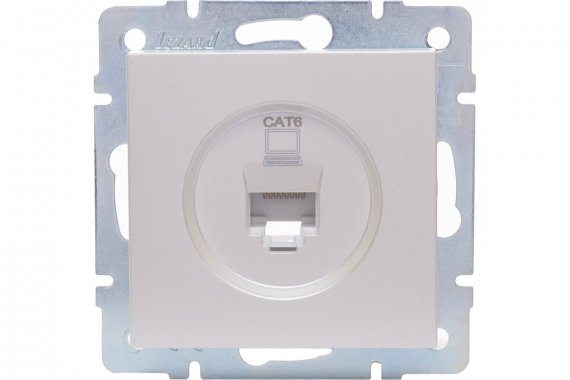 Фотография товара 'Lezard 742-3088-140 VESNA Розетка компьютерная'