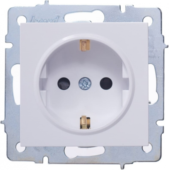 Фотография товара 'Lezard 742-4388-122B VESNA Розетка с/з ПБТ'