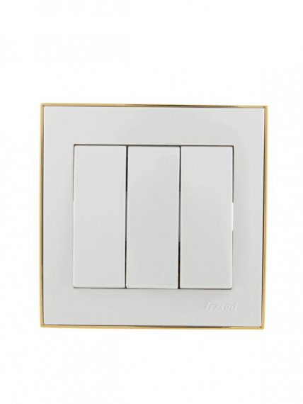 Фотография товара 'Lezard RAIN Выключатель тройной, 703-0226-109'