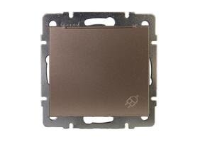 Фотография товара 'Lezard RAIN Розетка с заземлением с крышкой керамика, 703-3188-123'