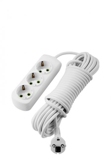 Фотография товара 'Lezard LETITIA Удлинитель без заземления 3 входа 5 метра, 721-0305-303'