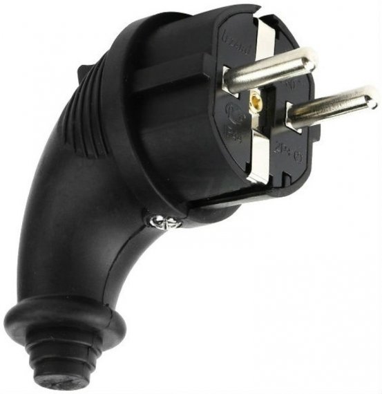 Фотография товара 'Lezard Вилка угловая 2Р+РЕ 1х16А 220-240V, 106-0400-0108/108'