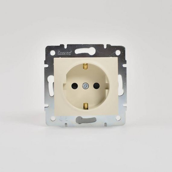 Фотография товара 'Lezard KARINA Розетка с защитой от детей ПБТ , 707-0388-124B'