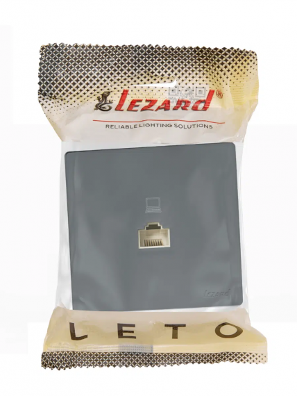 Фотография товара 'Lezard 752-3400-139 LETO Розетка компьютерная'