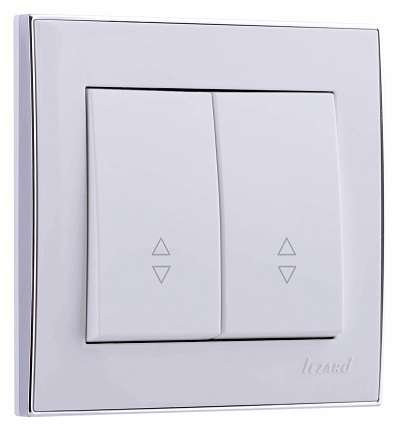 Фотография товара 'Lezard RAIN Выключатель проходной двойной, 703-0225-106'