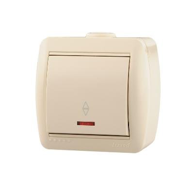 Фотография товара 'Lezard NATA Выключатель проходной с подсветкой, 710-0300-114'