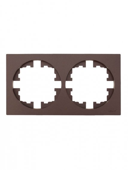 Фотография товара 'Lezard 743-7300-147 OSEN Рамка 2-ая б/вст шоколад'