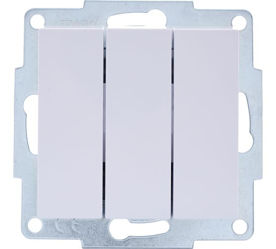 Фотография товара 'Lezard VESNA Выключатель тройной, 742-0288-109'