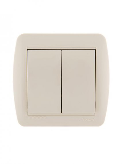 Фотография товара 'Lezard DEMET Выключатель двойной, 711-0300-101'