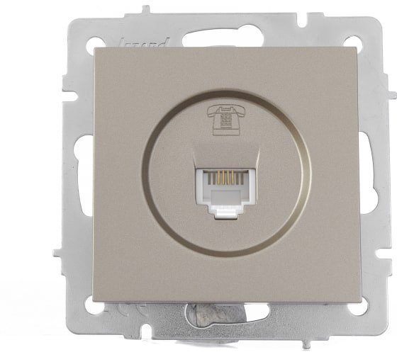 Фотография товара 'Lezard VESNA Розетка телефонная евро, 742-3788-137'