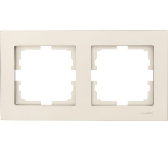 Фотография товара 'Lezard VESNA Рамка 2-ая горизонтальная, 742-3700-147'